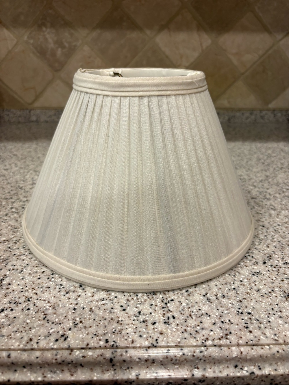Classic Cream Pleated Lamp Shade